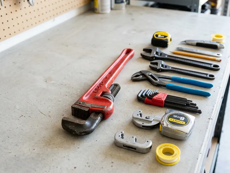 Professional plumbers in Sugar Grove, OH equipped with top-tier tools for residential and commercial plumbing services.